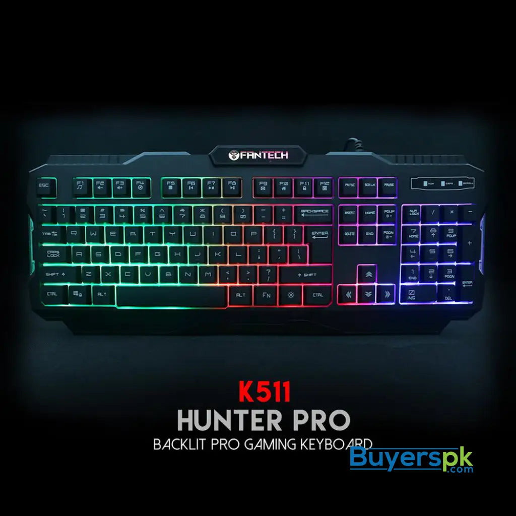 Fantech K511 Hunter Pro Backlit Gaming Keyboard - Price in Pakistan Fantech K511 Hunter Pro Backlit Gaming Keyboard - Price in Pakistan